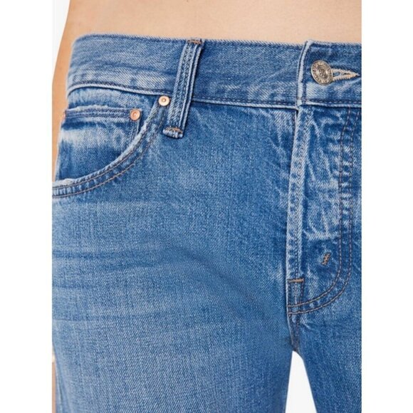 💕MOTHER SUPERIOR💕 Slider Hover Jeans ~ Heart Throb Button Fly 26 NWOT - Picture 4 of 16